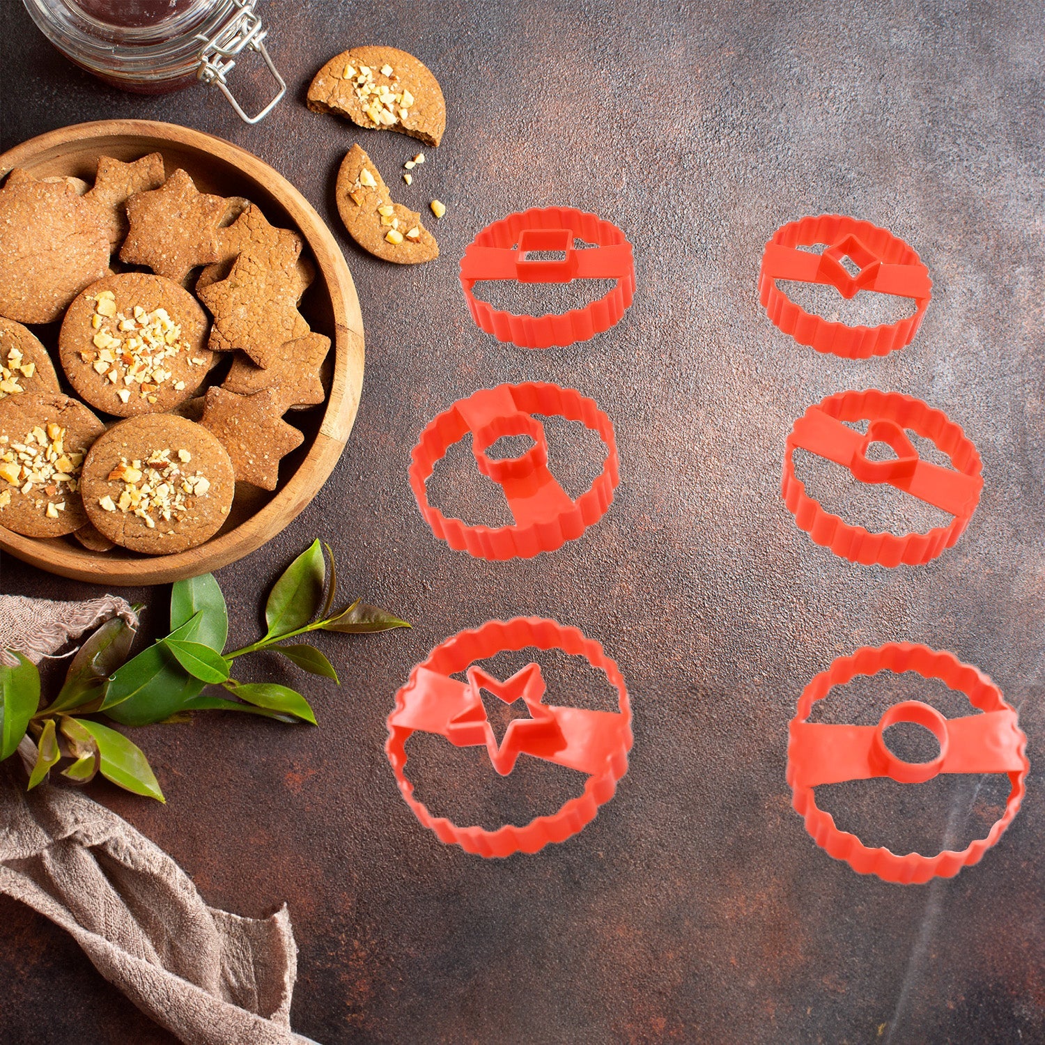 5978 Cookie Cutters Set Plastic Easter Biscuit Cutting Tool for DIY Cake Decoration Fondant Biscuit Cookie Pastry Sandwich (6 Pc Set ) 5978 Cookie Cutters Set Plastic Easter Biscuit Cutting Tool for DIY Cake Decoration Fondant Biscuit Cookie Pastry Sandwich (6 Pc Set )